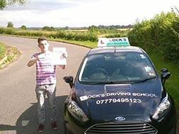 Jordan Groom after passing her driving test.