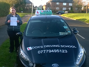 Steph Heffer passed her driving test.